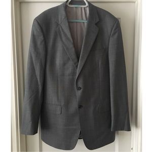 Men’s Vitale Barberis Canonico Gray Wool Blazer